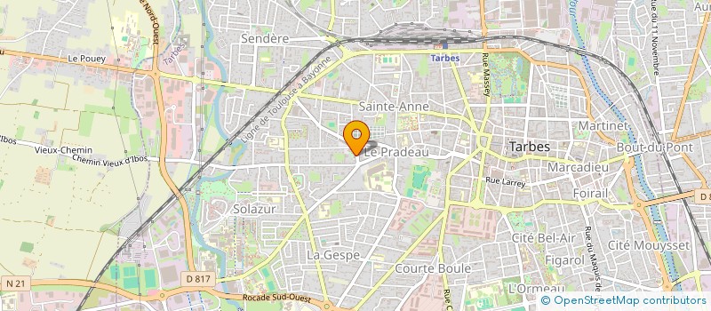 localisation de l'entreprise A.N.S  TARBES