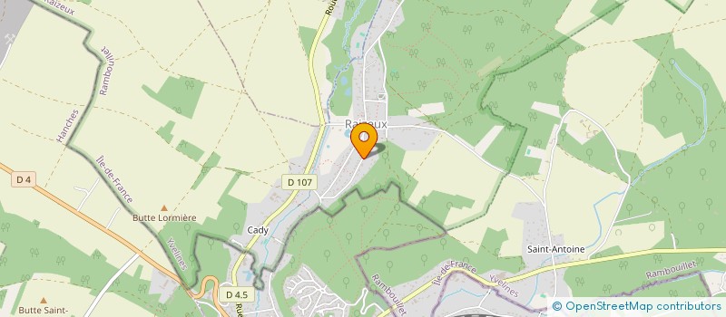 localisation de l'entreprise A.N.S.  RAIZEUX