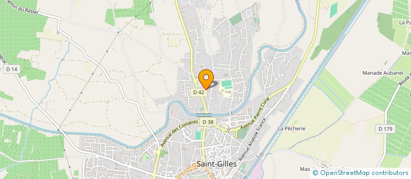 localisation de l'entreprise A.N.S à SAINT-GILLES