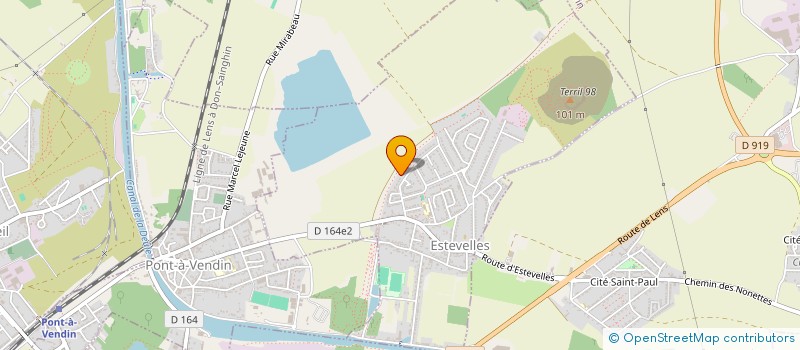 localisation de l'entreprise A.N.S BATIMENT  ESTEVELLES