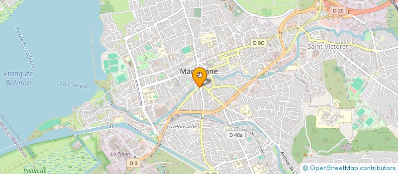 localisation de l'entreprise A.N.S MOTOS  MARIGNANE