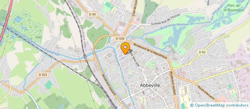 localisation de l'entreprise A N S O R A A à ABBEVILLE