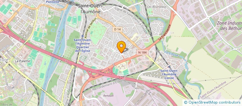 localisation de l'entreprise A.N.T à SAINT-OUEN-L'AUMONE