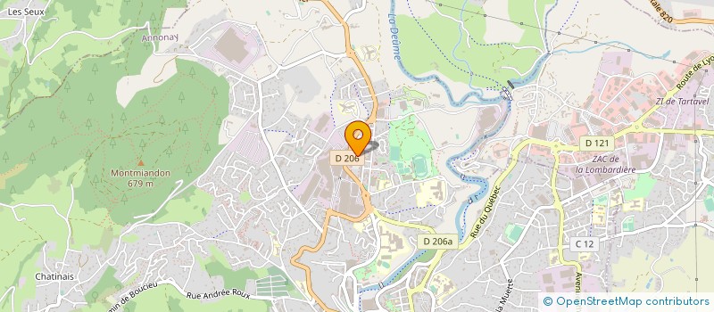 localisation de l'entreprise A.N.T.R.  ANNONAY