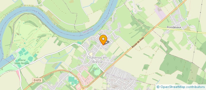 localisation de l'entreprise A.N.T WORK  CHATENOY-EN-BRESSE