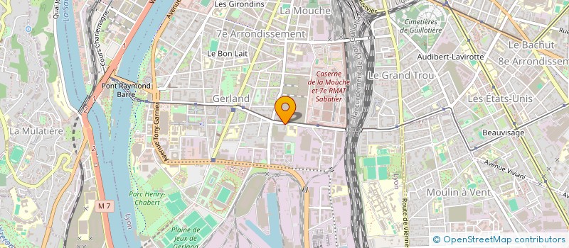 localisation de l'entreprise A N TRANSPORT à LYON