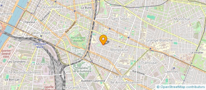 localisation de l'entreprise A.N.TRONCY  LYON