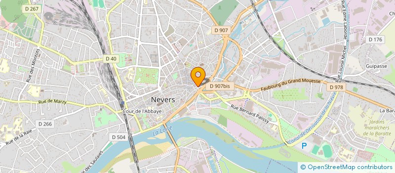 localisation de l'entreprise A.N.V à NEVERS