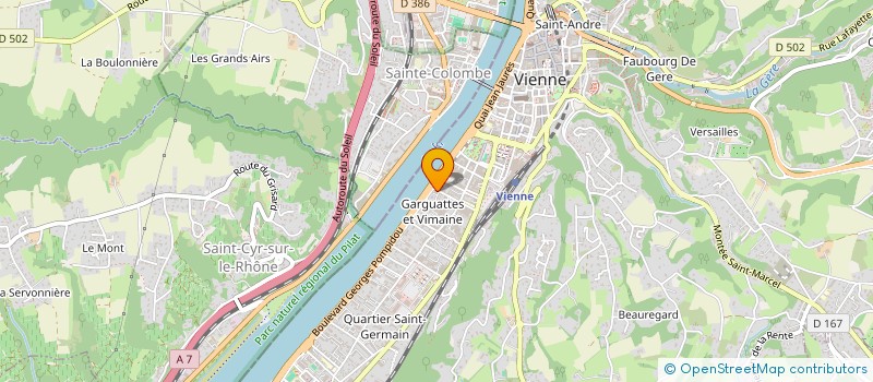 localisation de l'entreprise A'NATH-ORTHOPEDIE  VIENNE