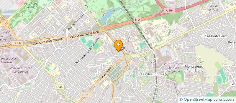 localisation de l'entreprise A'NDEM EXPERTISES à AULNAY-SOUS-BOIS