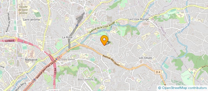 localisation de l'entreprise A-NETT à MARSEILLE