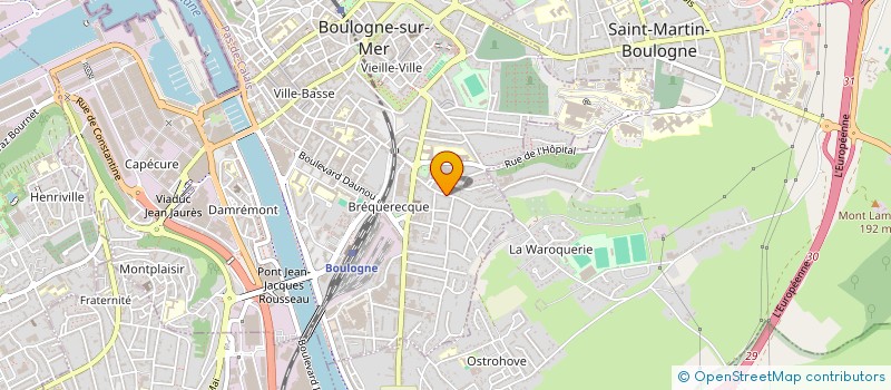 localisation de l'entreprise A NOISE CALLED SONG à BOULOGNE-SUR-MER