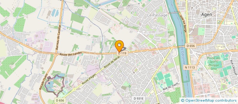 localisation de l'entreprise A NOMADS à LE PASSAGE