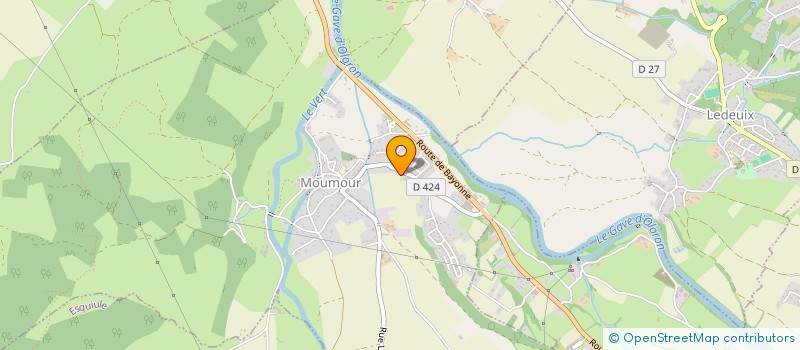 localisation de l'entreprise A. NOS CHIENS HEUREUX 64  MOUMOUR