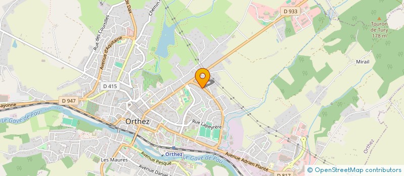 localisation de l'entreprise A NOSTE  ORTHEZ