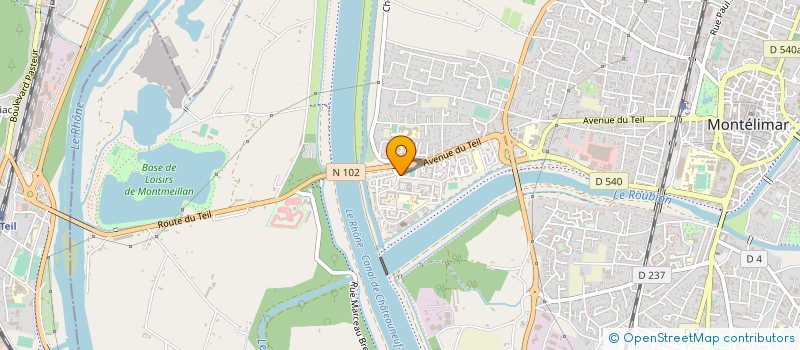 localisation de l'entreprise A NOUS 26 à MONTELIMAR