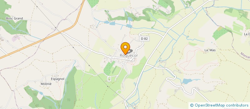 localisation de l'entreprise A NOUS  ROQUECOR