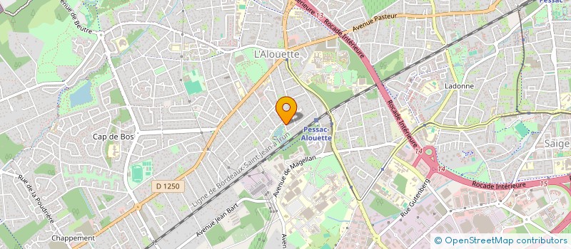 localisation de l'entreprise A NOUS DE JOUER  PESSAC