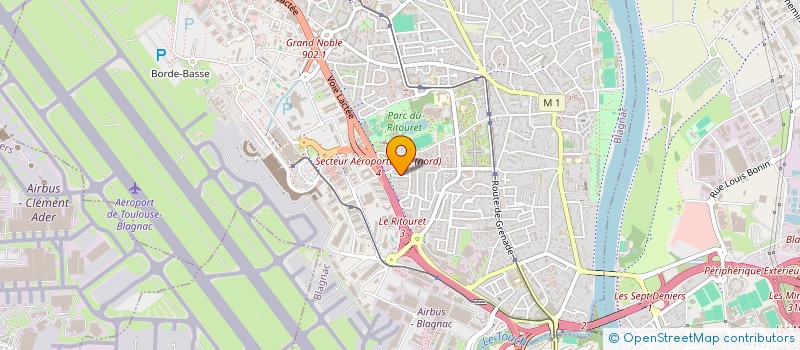 localisation de l'entreprise A NOUS LES P'TITS PAPIERS  BLAGNAC