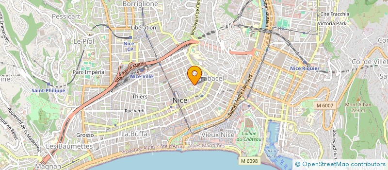 localisation de l'entreprise A NOUS QUATRE à NICE