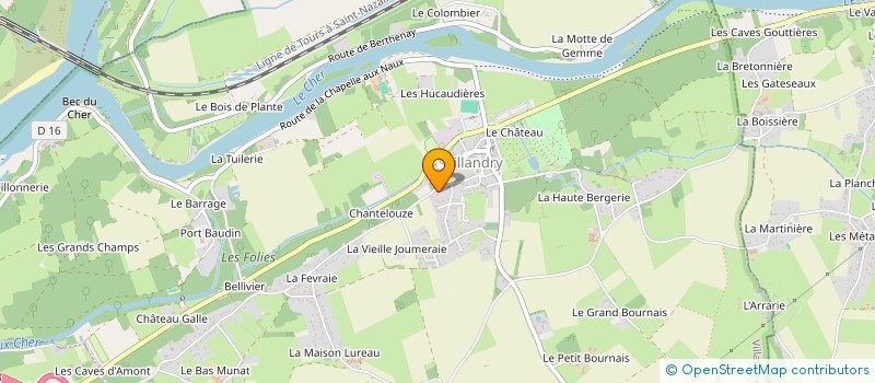 localisation de l'entreprise A NOUSTA BRUNE  VILLANDRY