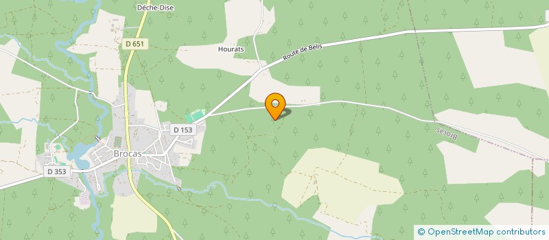 localisation de l'entreprise A NOUSTE  BROCAS