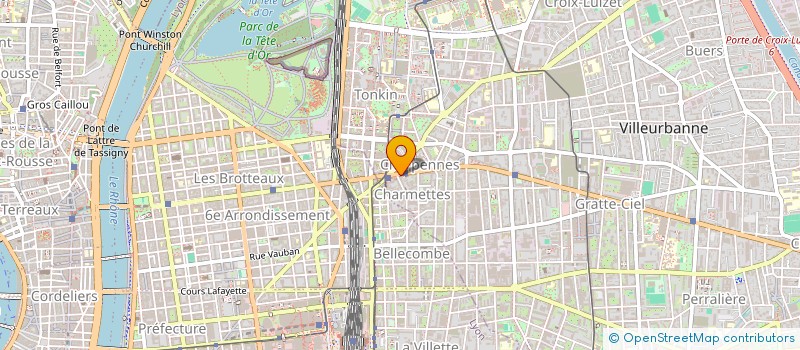 localisation de l'entreprise A NOVA COIFFURE  VILLEURBANNE