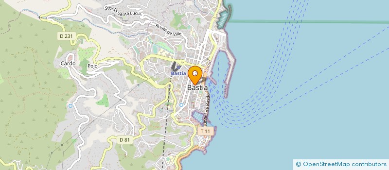 localisation de l'entreprise A NUNDA à BASTIA