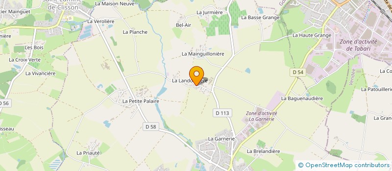 localisation de l'entreprise A & O  SAINT-HILAIRE-DE-CLISSON