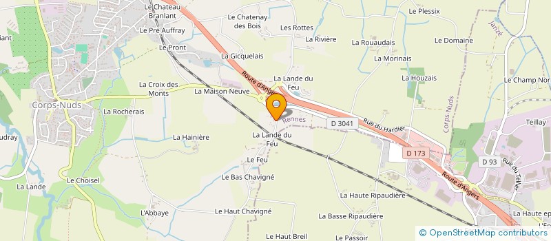localisation de l'entreprise A.O.A. à BRIE