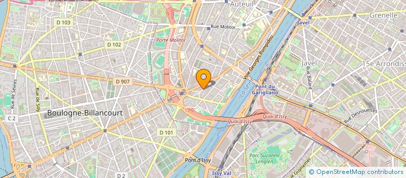 localisation de l'entreprise A.O.C.  PARIS