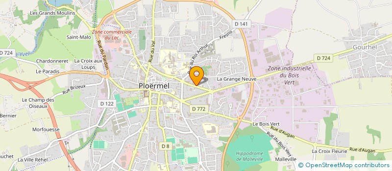 localisation de l'entreprise A O C  PLOERMEL
