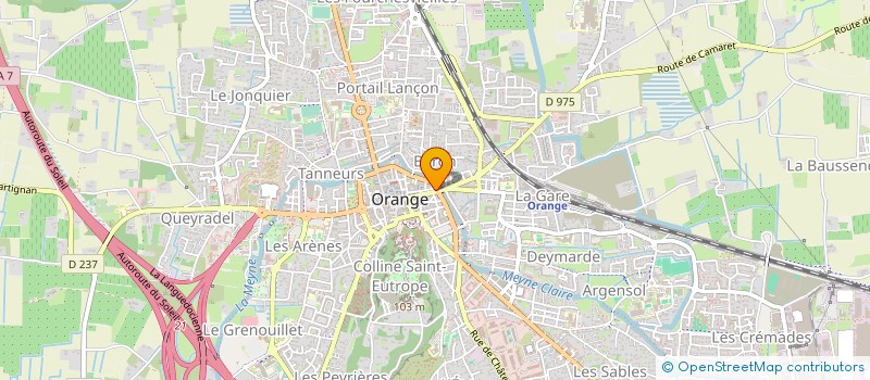 localisation de l'entreprise A.O.C.T. à ORANGE