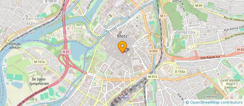 localisation de l'entreprise A O E  METZ