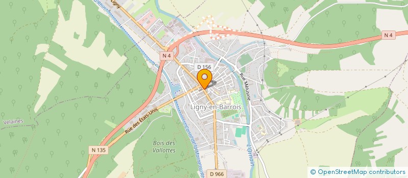 localisation de l'entreprise A.O.F 55 à LIGNY-EN-BARROIS