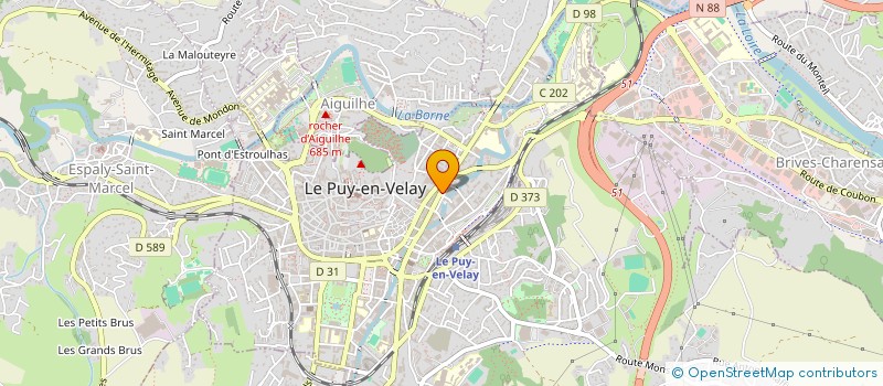 localisation de l'entreprise A&O IMMOBILIER  LE PUY-EN-VELAY