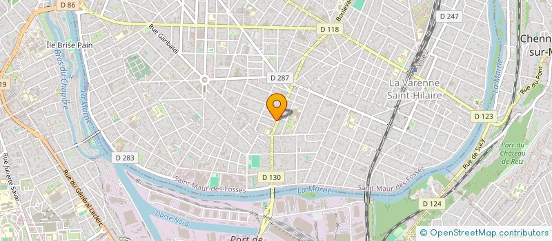 localisation de l'entreprise A O M  SAINT-MAUR-DES-FOSSES