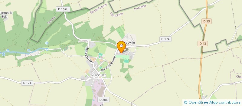 localisation de l'entreprise A.O.P  NUCOURT