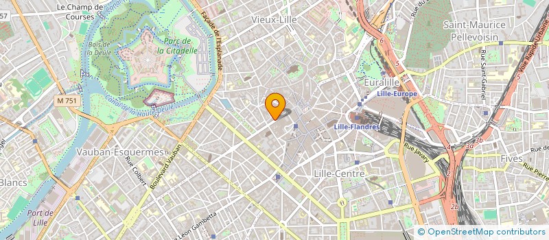 localisation de l'entreprise A.O.P.R. à LILLE