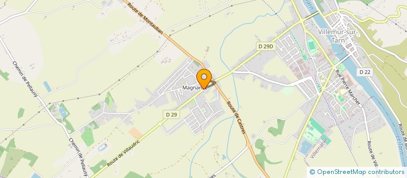 localisation de l'entreprise A O PATRIMOINE  VILLEMUR-SUR-TARN