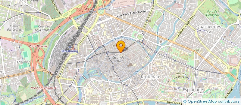 localisation de l'entreprise A.O.R. à STRASBOURG