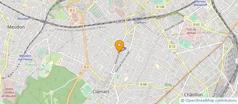 localisation de l'entreprise A.O.S.SERVICES à CLAMART