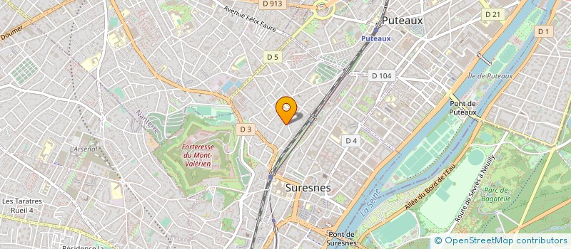 localisation de l'entreprise A.O. SHOP à SURESNES