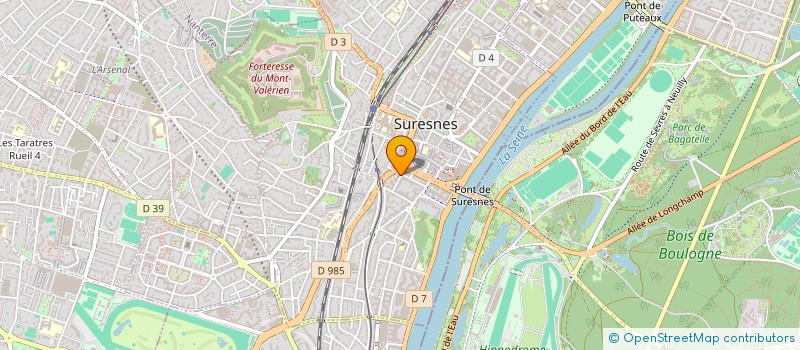 localisation de l'entreprise A.& OLIVEIRA à SURESNES