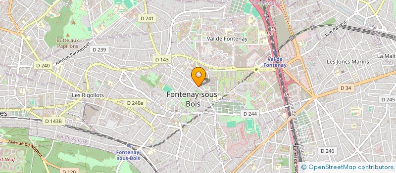 localisation de l'entreprise A OPTIMUM à FONTENAY-SOUS-BOIS