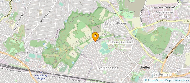 localisation de l'entreprise A P 2 M à CHELLES