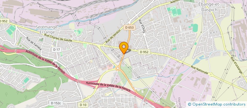 localisation de l'entreprise A P à FLORANGE