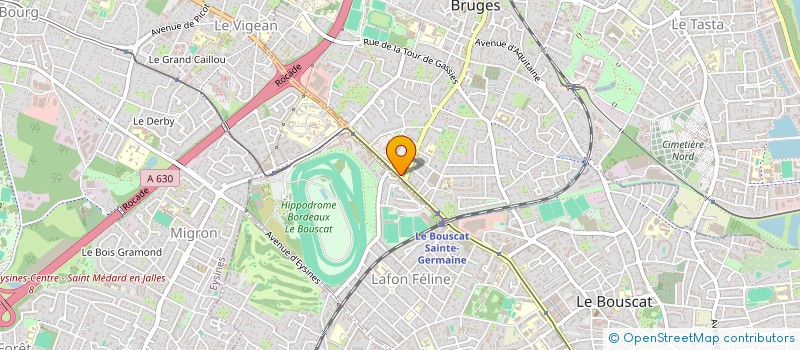 localisation de l'entreprise A.P  MERIGNAC