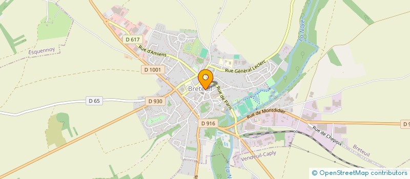 localisation de l'entreprise A&P à BRETEUIL