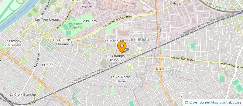 localisation de l'entreprise A.P.A à SARTROUVILLE